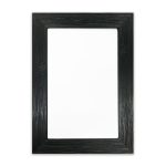 6 Inch Black Wooden Picture Frame Front Shot Hero Angle