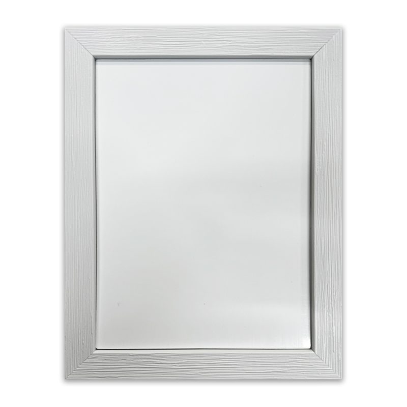 8 Inch White Wood Picture Frame Front Shot Hero