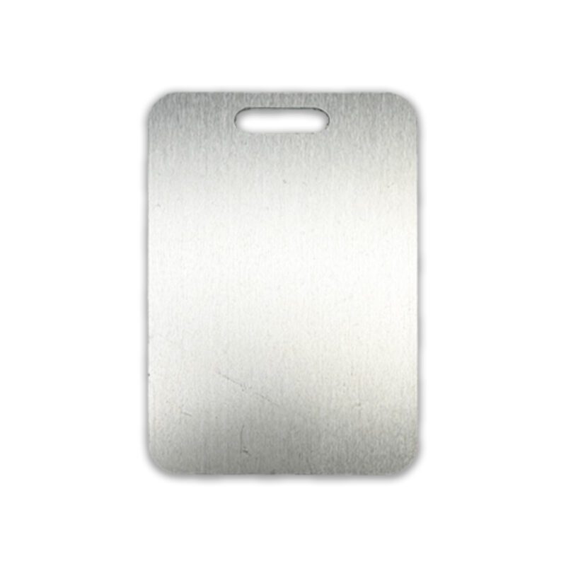 Aluminium Luggage Tag Back Side