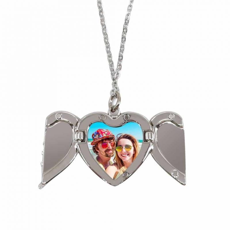 Angel Wings Necklace Sublimation Blank Printed