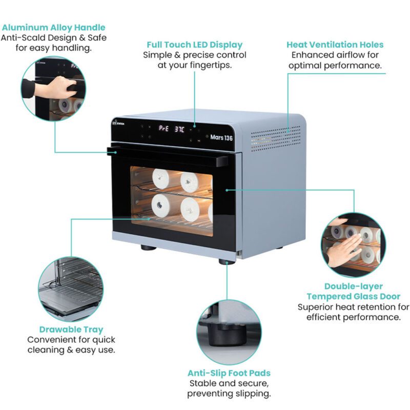 Digital Sublimation Oven 36L Mars 136 Features 2