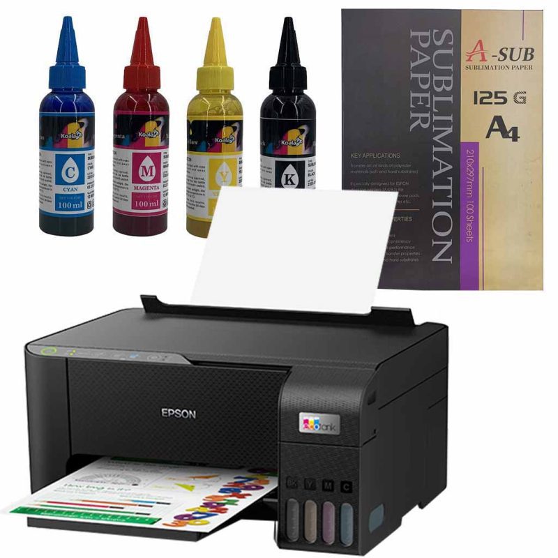 Epson Et1810 Koala Dye Sublimation Printer Package Sublimation Supplies 5734