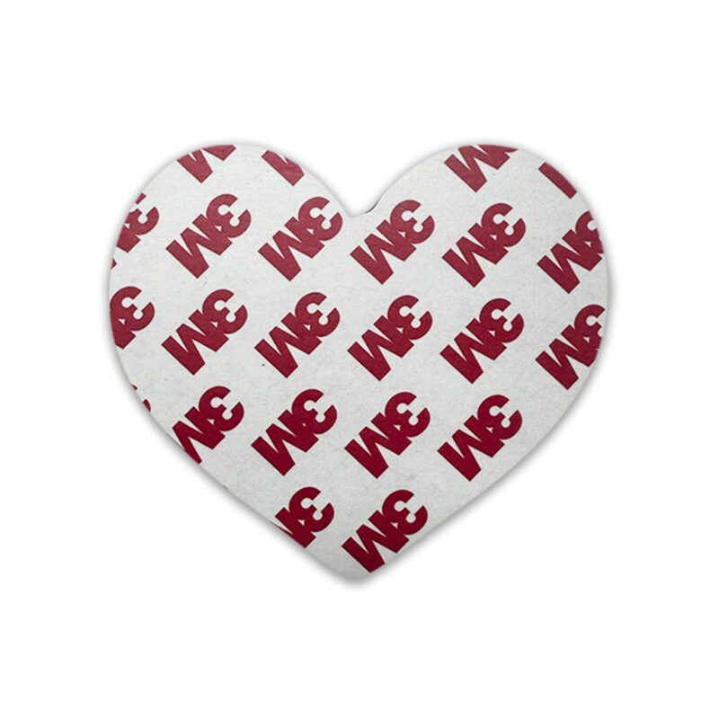 Large Heart Magnet Adhesive Side