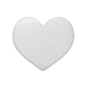 Large Heart Magnet Aluminium Front