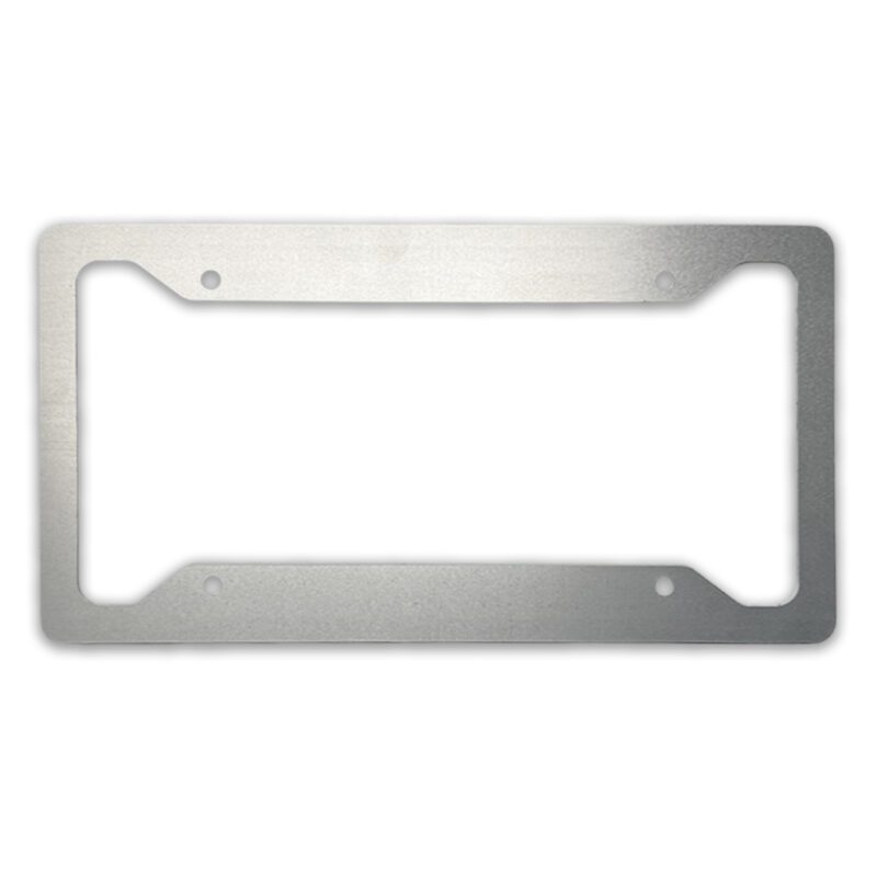 License Plate Frame Back Angle