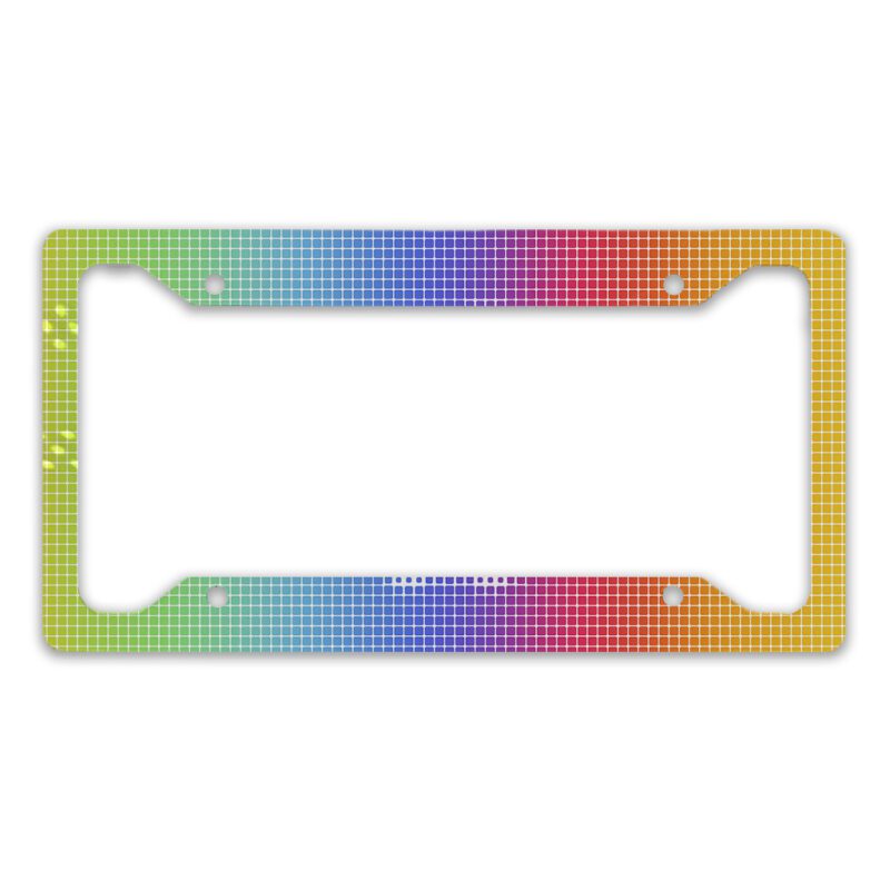 License Plate Frame Front Printed Example