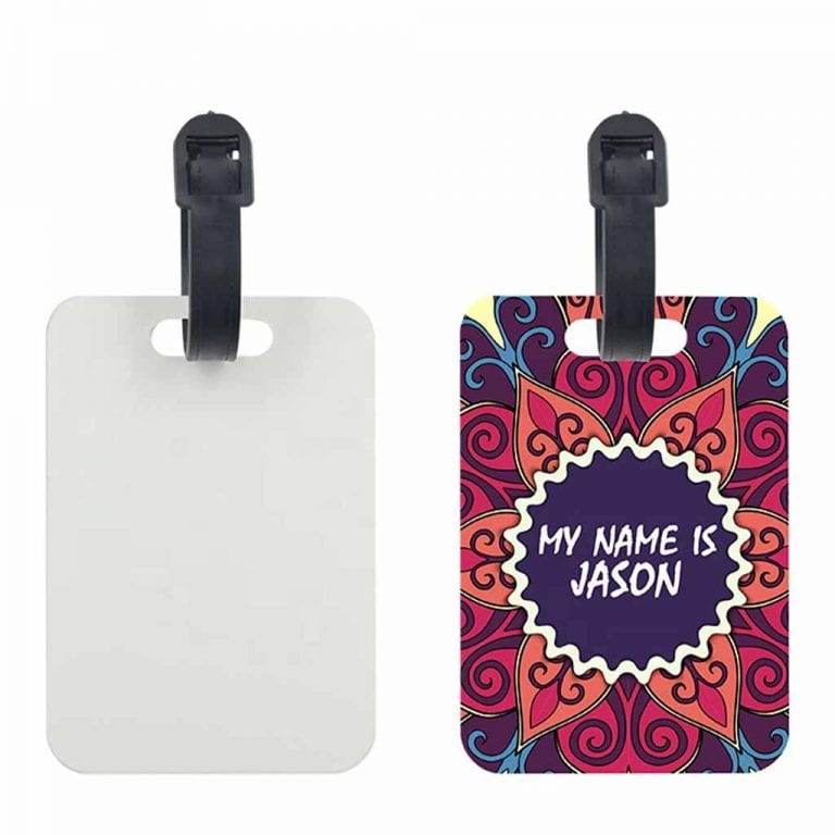 Luggage Tag PVC PET Sublimation Blank - Sublimation Supplies