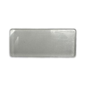 Medium Rectangle Name Badge Acrylic Front