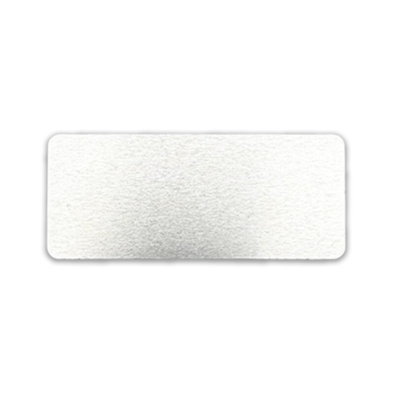 Medium Rectangle Name Badge Metal Back