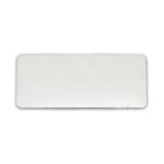 Medium Rectangle Name Badge Metal Front