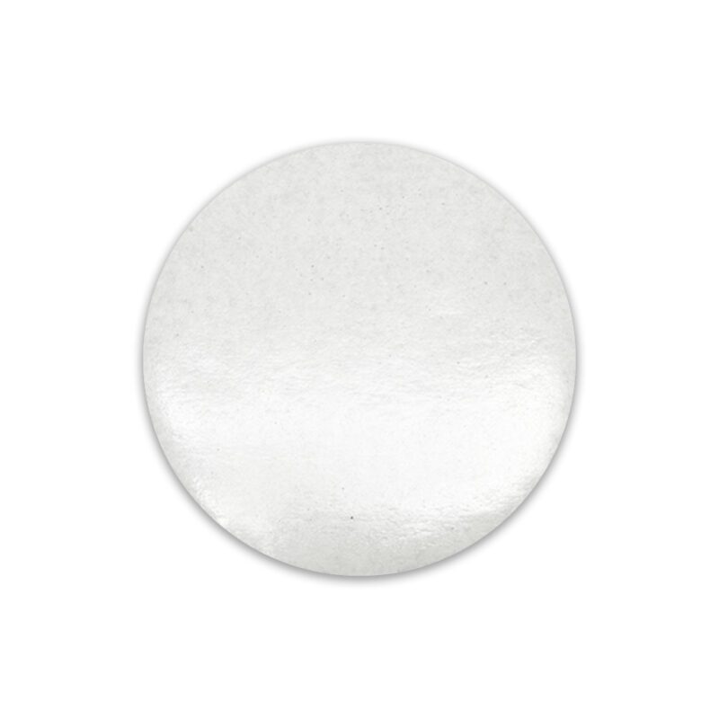 Round Acrylic Coaster Cork Backing Adheasive Side