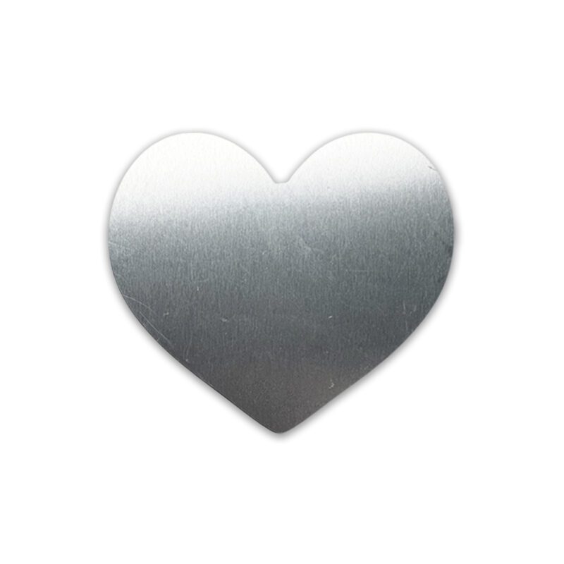 Small Heart Magnet Aluminium Back