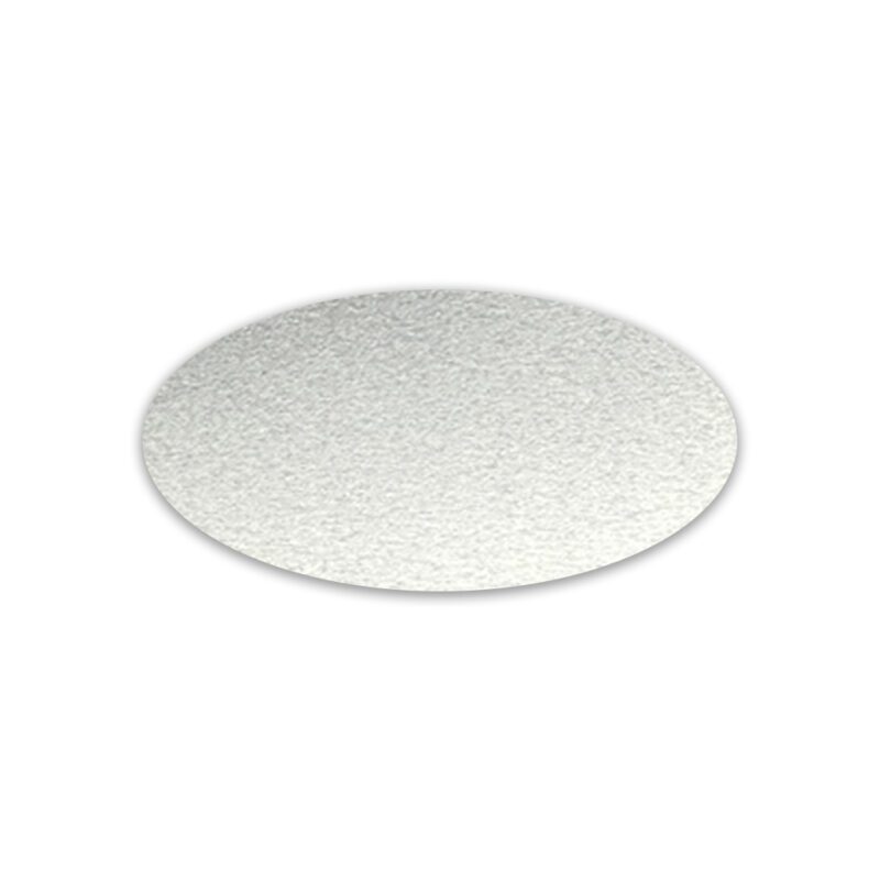 Small Oval Name Badge Aluminium Back