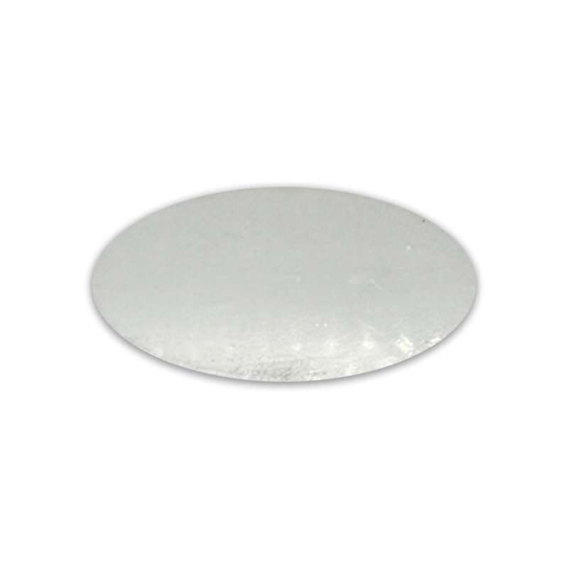 Small Oval Name Badge Aluminium Front