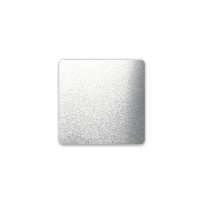 Small Square Fridge Magnet Aluminium Back