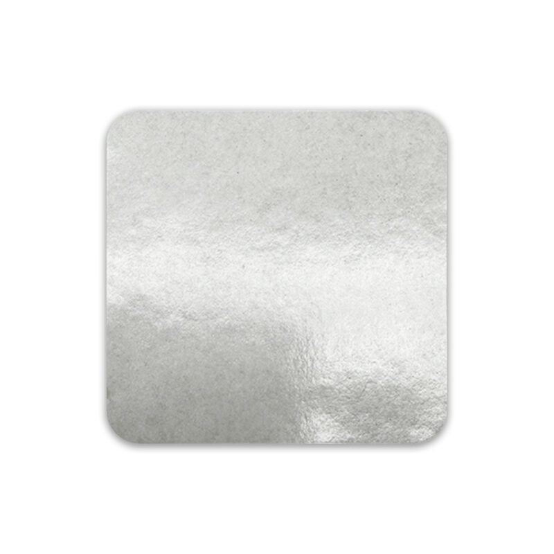 Square Acrylic Coaster Cork Adheasive Side