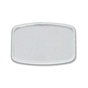 Sublimation Polyester Patches Rounded Rectangle Front